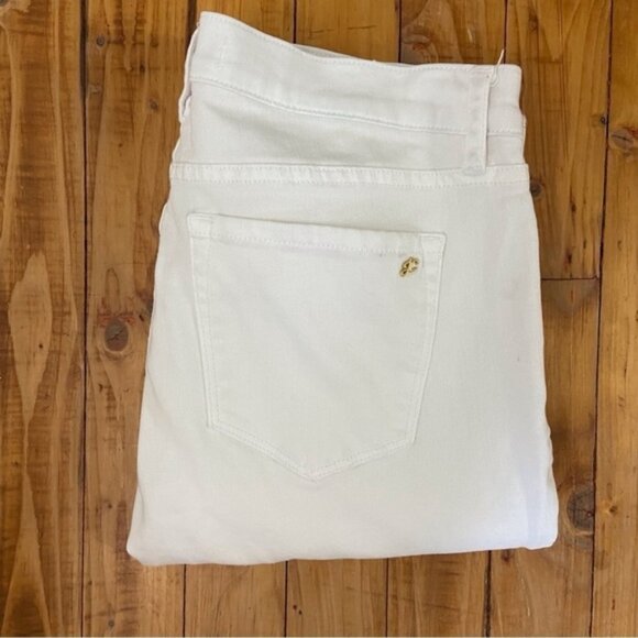 JUICY Couture white jeans medium rise skinny stretchy denim size 30 - Picture 6 of 14
